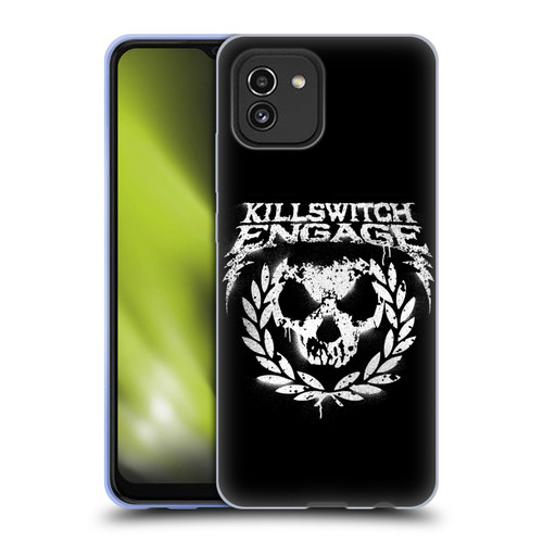 Killswitch Engage Tour Wreath Spray Paint Design Soft Gel Case for Samsung Galaxy A03 (2021)