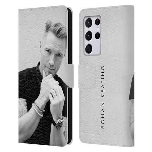 Ronan Keating Twenty Twenty Portrait 1 Leather Book Wallet Case Cover For Samsung Galaxy S21 Ultra 5G