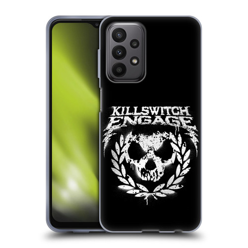 Killswitch Engage Tour Wreath Spray Paint Design Soft Gel Case for Samsung Galaxy A23 / 5G (2022)