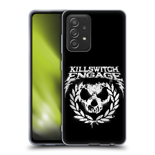 Killswitch Engage Tour Wreath Spray Paint Design Soft Gel Case for Samsung Galaxy A52 / A52s / 5G (2021)