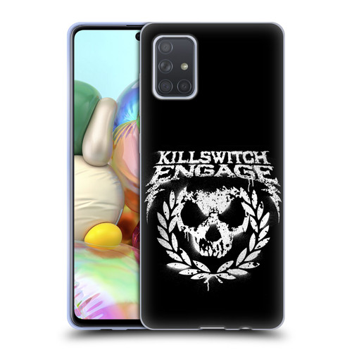 Killswitch Engage Tour Wreath Spray Paint Design Soft Gel Case for Samsung Galaxy A71 (2019)