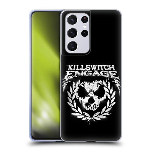 Killswitch Engage Tour Wreath Spray Paint Design Soft Gel Case for Samsung Galaxy S21 Ultra 5G