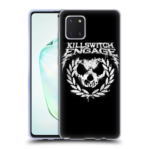 Killswitch Engage Tour Wreath Spray Paint Design Soft Gel Case for Samsung Galaxy Note10 Lite