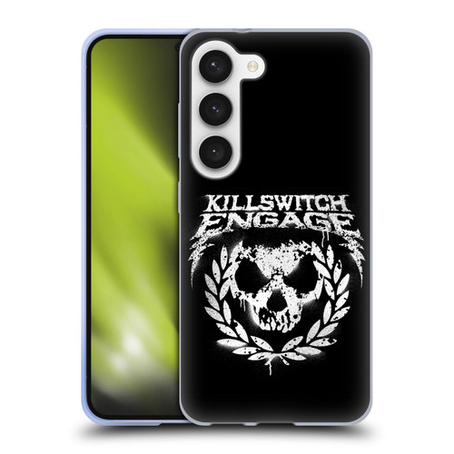 Killswitch Engage Tour Wreath Spray Paint Design Soft Gel Case for Samsung Galaxy S23 5G