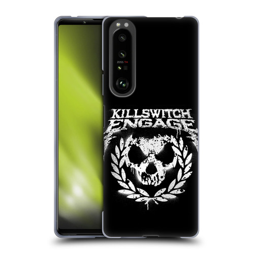 Killswitch Engage Tour Wreath Spray Paint Design Soft Gel Case for Sony Xperia 1 III