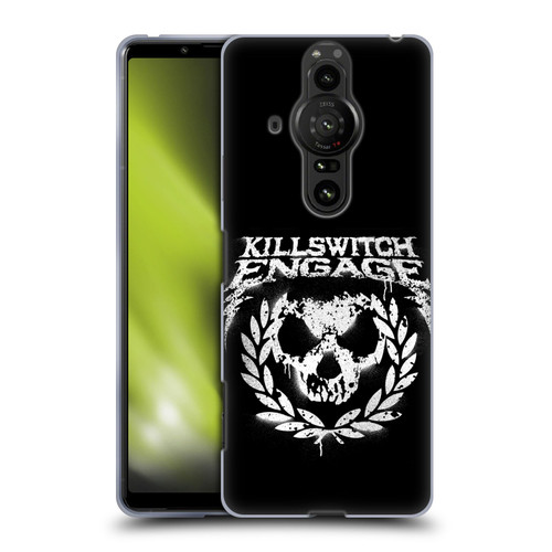 Killswitch Engage Tour Wreath Spray Paint Design Soft Gel Case for Sony Xperia Pro-I