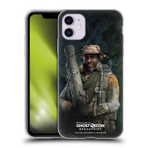 Tom Clancy's Ghost Recon Breakpoint Character Art Fixit Soft Gel Case for Apple iPhone 11