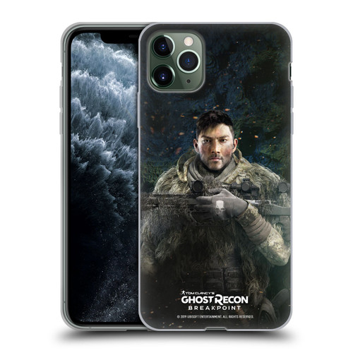 Tom Clancy's Ghost Recon Breakpoint Character Art Vasily Soft Gel Case for Apple iPhone 11 Pro Max