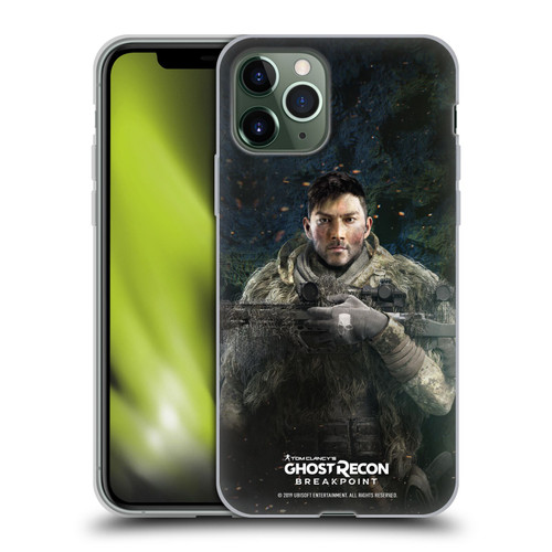 Tom Clancy's Ghost Recon Breakpoint Character Art Vasily Soft Gel Case for Apple iPhone 11 Pro