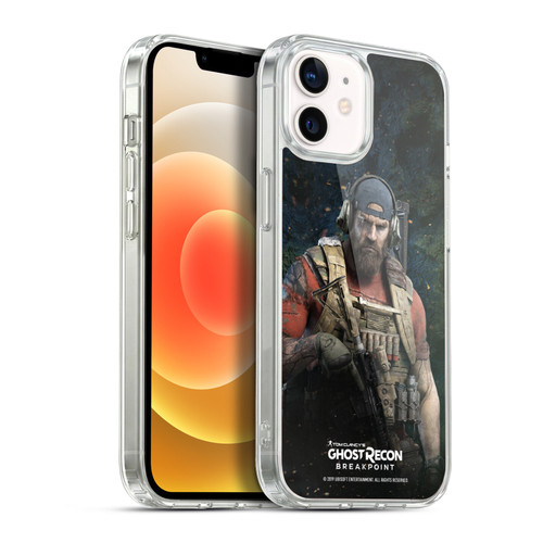 Tom Clancy's Ghost Recon Breakpoint Character Art Logo Soft Gel Case for Apple iPhone 12 / iPhone 12 Pro & MagSafe