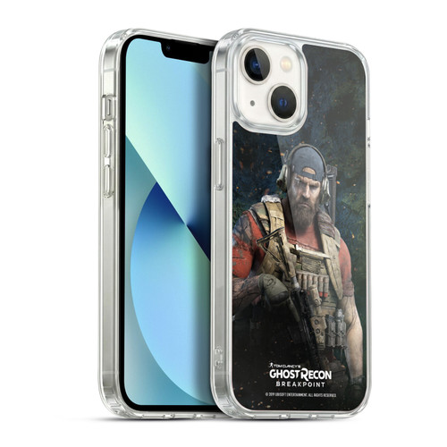 Tom Clancy's Ghost Recon Breakpoint Character Art Logo Soft Gel Case for Apple iPhone 13