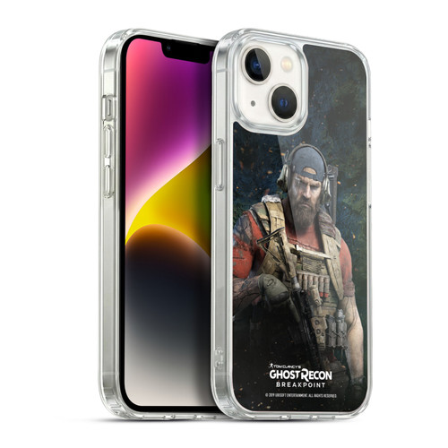 Tom Clancy's Ghost Recon Breakpoint Character Art Logo Soft Gel Case for Apple iPhone 14
