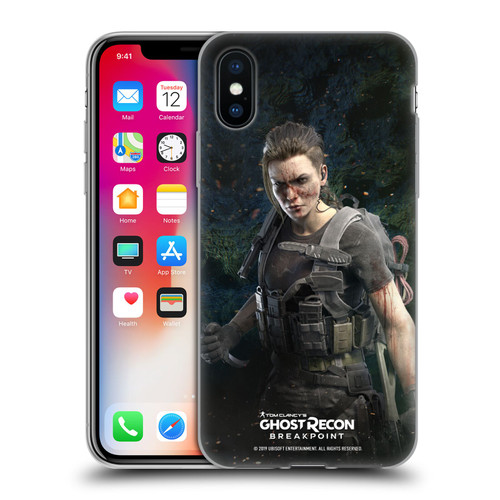 Tom Clancy's Ghost Recon Breakpoint Character Art Fury Soft Gel Case for Apple iPhone X / iPhone XS