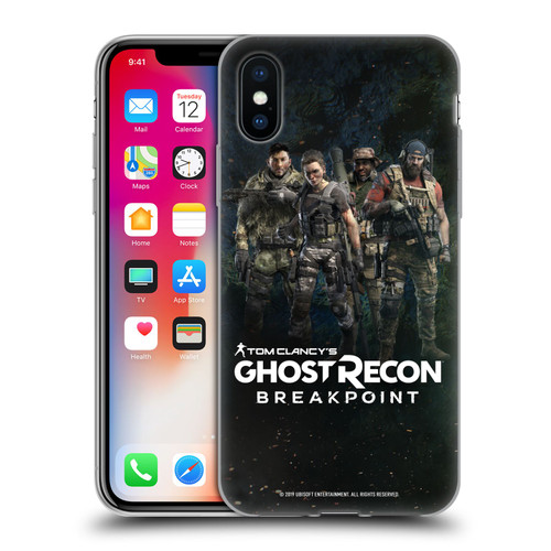 Tom Clancy's Ghost Recon Breakpoint Character Art The Ghosts Soft Gel Case for Apple iPhone X / iPhone XS