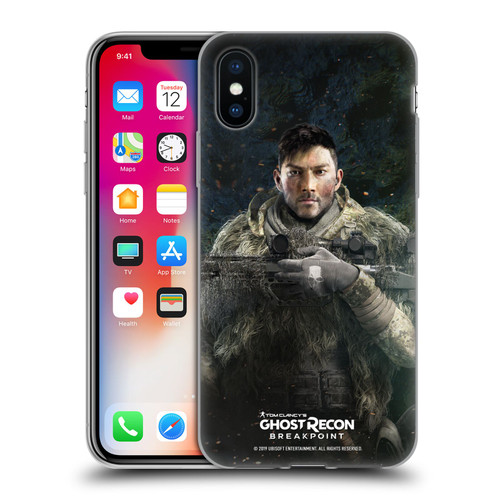 Tom Clancy's Ghost Recon Breakpoint Character Art Vasily Soft Gel Case for Apple iPhone X / iPhone XS