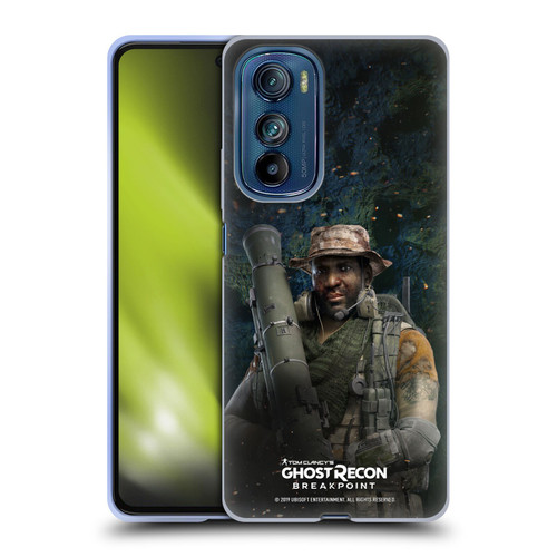 Tom Clancy's Ghost Recon Breakpoint Character Art Fixit Soft Gel Case for Motorola Edge 30