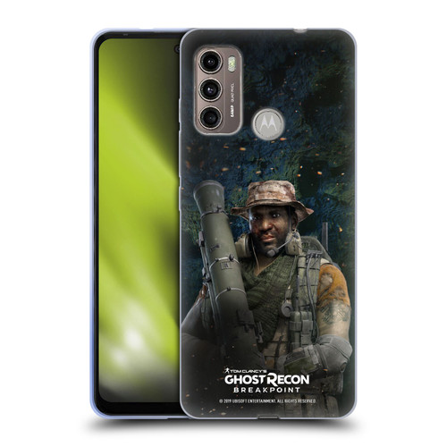 Tom Clancy's Ghost Recon Breakpoint Character Art Fixit Soft Gel Case for Motorola Moto G60 / Moto G40 Fusion