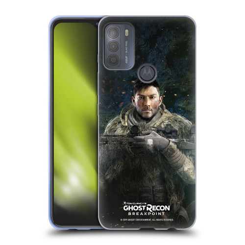 Tom Clancy's Ghost Recon Breakpoint Character Art Vasily Soft Gel Case for Motorola Moto G50