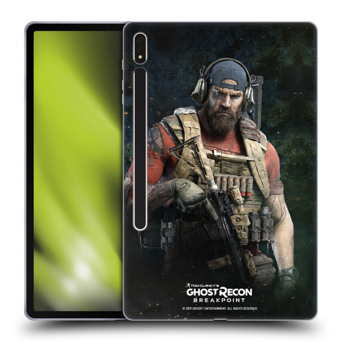 Tom Clancy's Ghost Recon Breakpoint Character Art Nomad Soft Gel Case for Samsung Galaxy Tab S8 Plus