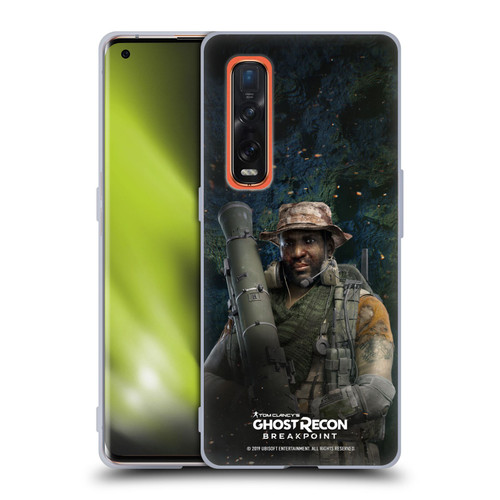 Tom Clancy's Ghost Recon Breakpoint Character Art Fixit Soft Gel Case for OPPO Find X2 Pro 5G