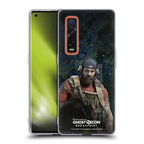 Tom Clancy's Ghost Recon Breakpoint Character Art Nomad Soft Gel Case for OPPO Find X2 Pro 5G