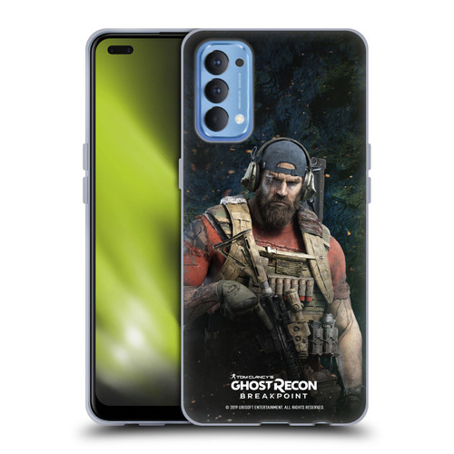 Tom Clancy's Ghost Recon Breakpoint Character Art Nomad Soft Gel Case for OPPO Reno 4 5G