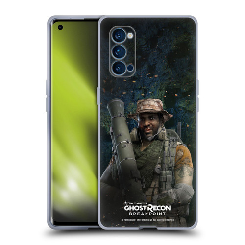 Tom Clancy's Ghost Recon Breakpoint Character Art Fixit Soft Gel Case for OPPO Reno 4 Pro 5G
