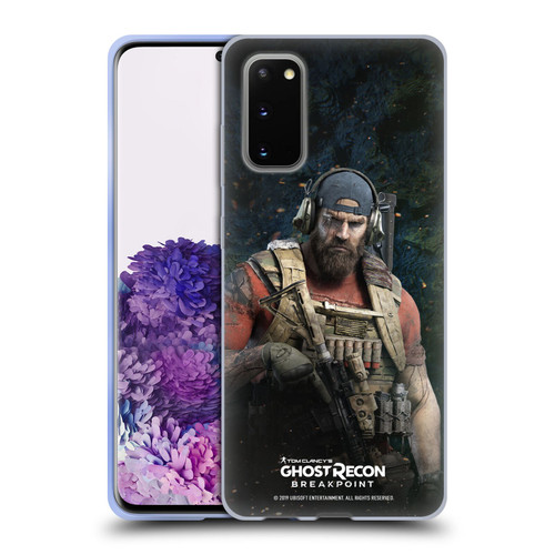 Tom Clancy's Ghost Recon Breakpoint Character Art Nomad Soft Gel Case for Samsung Galaxy S20 / S20 5G