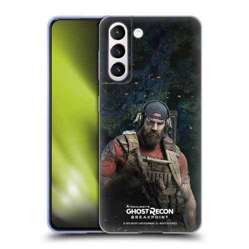 Tom Clancy's Ghost Recon Breakpoint Character Art Nomad Soft Gel Case for Samsung Galaxy S21 5G