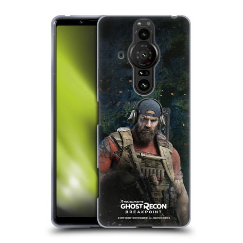 Tom Clancy's Ghost Recon Breakpoint Character Art Nomad Soft Gel Case for Sony Xperia Pro-I