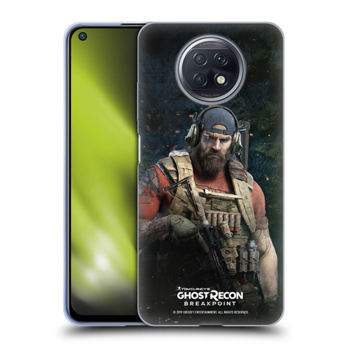Tom Clancy's Ghost Recon Breakpoint Character Art Nomad Soft Gel Case for Xiaomi Redmi Note 9T 5G
