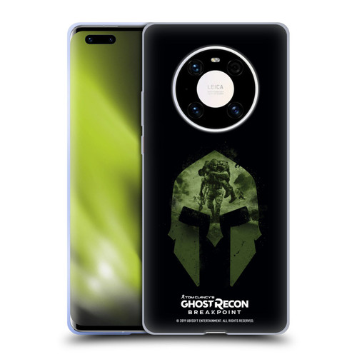 Tom Clancy's Ghost Recon Breakpoint Graphics Nomad Logo Soft Gel Case for Huawei Mate 40 Pro 5G