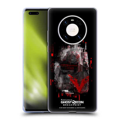 Tom Clancy's Ghost Recon Breakpoint Graphics Wolves Soft Gel Case for Huawei Mate 40 Pro 5G