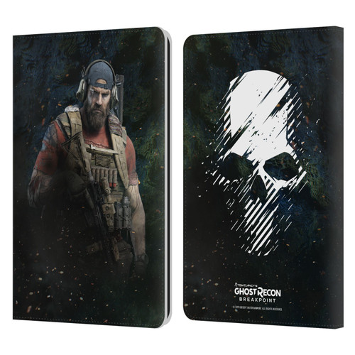 Tom Clancy's Ghost Recon Breakpoint Character Art Nomad Leather Book Wallet Case Cover For Amazon Kindle Paperwhite 1 / 2 / 3