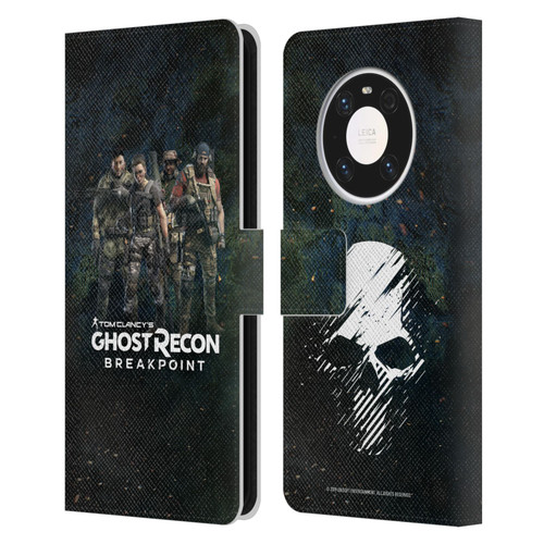 Tom Clancy's Ghost Recon Breakpoint Character Art The Ghosts Leather Book Wallet Case Cover For Huawei Mate 40 Pro 5G