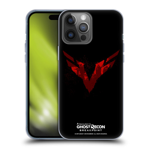 Tom Clancy's Ghost Recon Breakpoint Graphics Wolves Logo Soft Gel Case for Apple iPhone 14 Pro Max