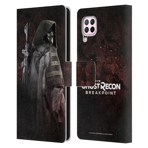 Tom Clancy's Ghost Recon Breakpoint Character Art Colonel Walker Leather Book Wallet Case Cover For Huawei Nova 6 SE / P40 Lite