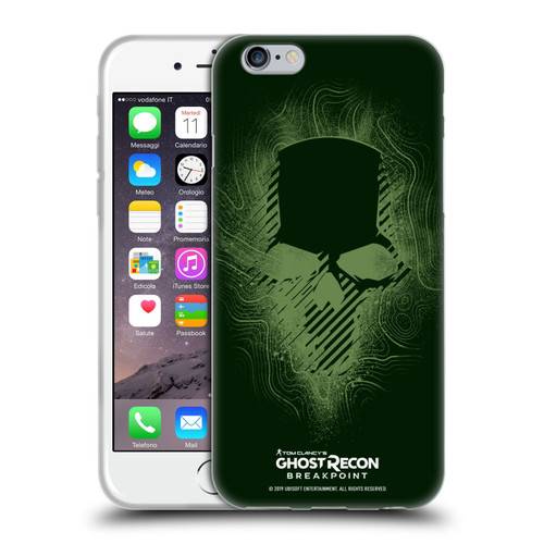 Tom Clancy's Ghost Recon Breakpoint Graphics Ghosts Logo Soft Gel Case for Apple iPhone 6 / iPhone 6s