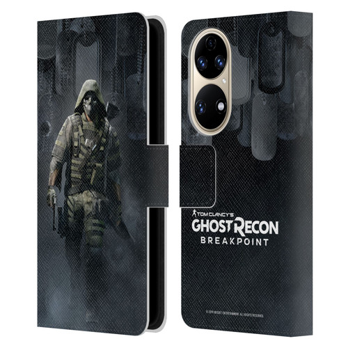 Tom Clancy's Ghost Recon Breakpoint Character Art Walker Poster Leather Book Wallet Case Cover For Huawei P50