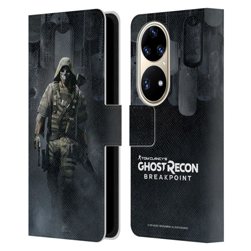 Tom Clancy's Ghost Recon Breakpoint Character Art Walker Poster Leather Book Wallet Case Cover For Huawei P50 Pro