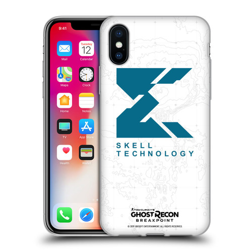 Tom Clancy's Ghost Recon Breakpoint Graphics Skell Technology Logo Soft Gel Case for Apple iPhone X / iPhone XS