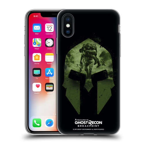 Tom Clancy's Ghost Recon Breakpoint Graphics Nomad Logo Soft Gel Case for Apple iPhone X / iPhone XS