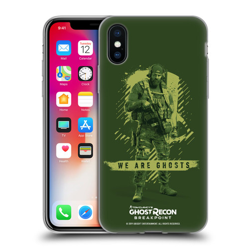 Tom Clancy's Ghost Recon Breakpoint Graphics We Are Ghosts Soft Gel Case for Apple iPhone X / iPhone XS