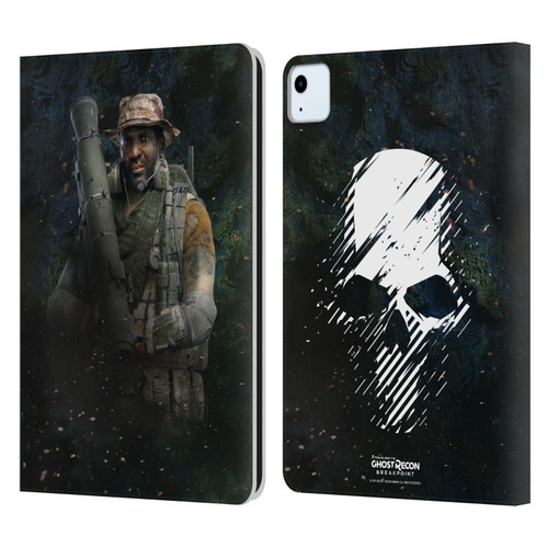 Tom Clancy's Ghost Recon Breakpoint Character Art Fixit Leather Book Wallet Case Cover For Apple iPad Air 2020 / 2022