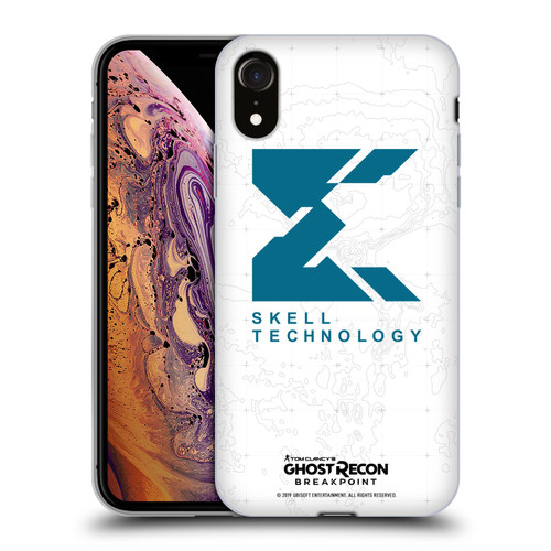 Tom Clancy's Ghost Recon Breakpoint Graphics Skell Technology Logo Soft Gel Case for Apple iPhone XR