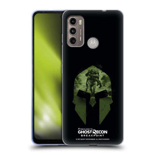 Tom Clancy's Ghost Recon Breakpoint Graphics Nomad Logo Soft Gel Case for Motorola Moto G60 / Moto G40 Fusion