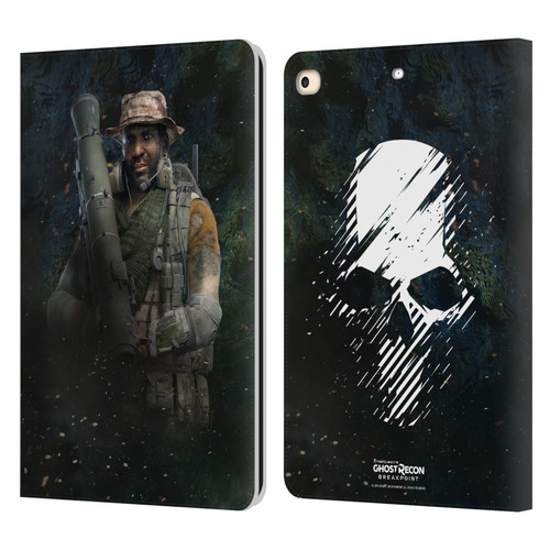 Tom Clancy's Ghost Recon Breakpoint Character Art Fixit Leather Book Wallet Case Cover For Apple iPad 9.7 2017 / iPad 9.7 2018