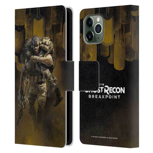 Tom Clancy's Ghost Recon Breakpoint Character Art Nomad Poster Leather Book Wallet Case Cover For Apple iPhone 11 Pro