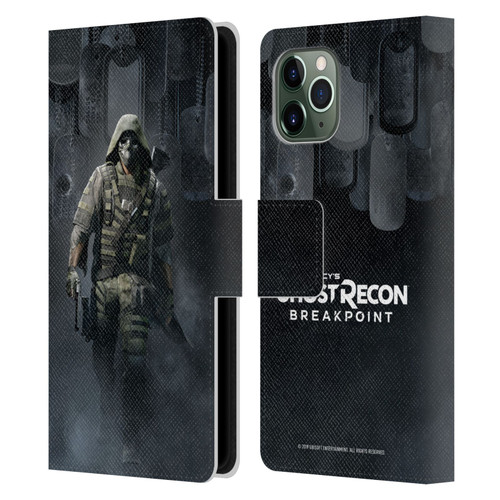 Tom Clancy's Ghost Recon Breakpoint Character Art Walker Poster Leather Book Wallet Case Cover For Apple iPhone 11 Pro