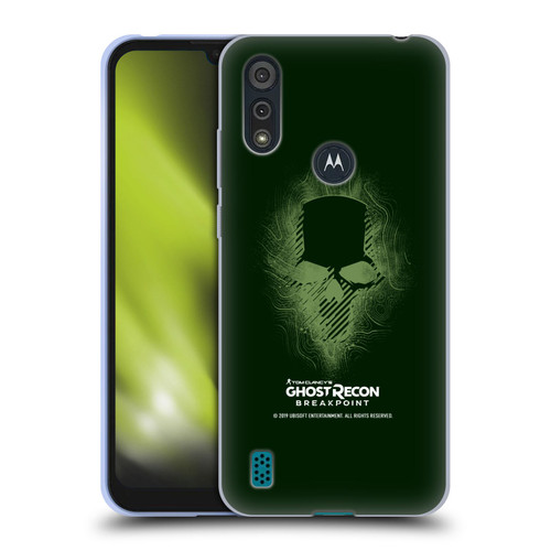 Tom Clancy's Ghost Recon Breakpoint Graphics Ghosts Logo Soft Gel Case for Motorola Moto E6s (2020)